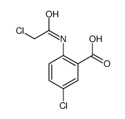 5-chloro-2-[(2-chloroacetyl)amino]benzoic acid Structure