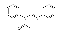 N-(C-methyl-N-phenylcarbonimidoyl)-N-phenylacetamide Structure