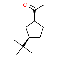 Ethanone, 1-[3-(1,1-dimethylethyl)cyclopentyl]-, cis- (9CI)结构式