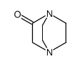 1,4-Diazabicyclo[2.2.2]octan-2-one(9CI) structure