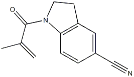 1-methacryloylindoline-5-carbonitrile结构式