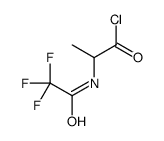 2-[(2,2,2-trifluoroacetyl)amino]propanoyl chloride结构式