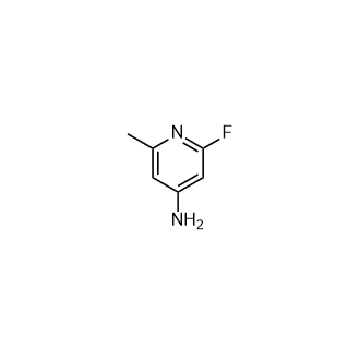 2-Fluoro-6-methylpyridin-4-amine Structure
