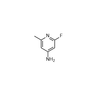 2-Fluoro-6-methylpyridin-4-amine structure