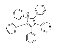1,2,3,4,5-pentakis-phenyl-1λ5-phosphole 1-oxide Structure