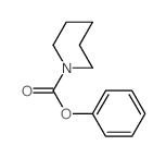 1-Piperidinecarboxylicacid, phenyl ester structure