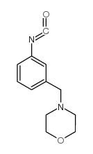 4-(3-ISOCYANATOBENZYL)MORPHOLINE Structure