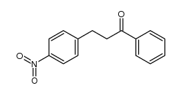 1-phenyl-3-(p-nitrophenyl)-1-propanone Structure