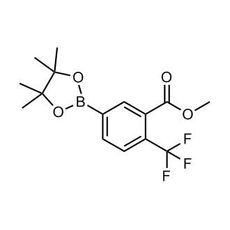 5-(4,4,5,5-四甲基-1,3,2-二氧杂波仑-2-基)-2-(三氟甲基)苯甲酸甲酯图片