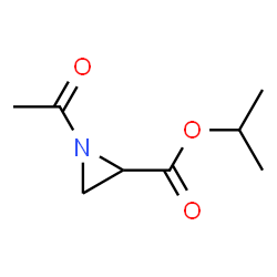 2-Aziridinecarboxylic acid, 1-acetyl-, 1-methylethyl ester (9CI) structure