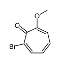 2-Methoxy-7-bromo-2,4,6-cycloheptatriene-1-one Structure