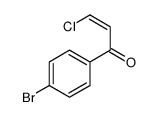 (E)-4'-Bromo-β-chloroacrylophenone Structure