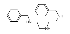 1,2-Ethanediamine,N1-(phenylmethyl)-N2-[2-[(phenylmethyl)amino]ethyl]- Structure