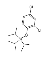 2,4-dichlorotriisopropylsilyloxybenzene Structure