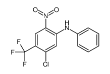 5-chloro-2-nitro-N-phenyl-4-(trifluoromethyl)aniline Structure