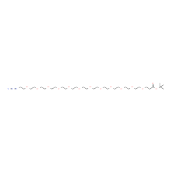 Azido-PEG12-t-butyl ester结构式