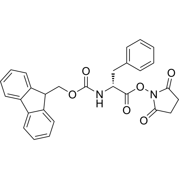 Fmoc-(D-Phe)-OSu结构式