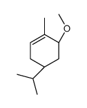 Cyclohexene, 6-methoxy-1-methyl-4-(1-methylethyl)-, cis- (9CI)结构式