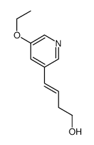 4-(5-ethoxypyridin-3-yl)but-3-en-1-ol Structure
