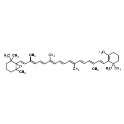 5,6-Dihydro-5,6-epoxy-β,β-carotene结构式