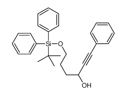 6-[tert-butyl(diphenyl)silyl]oxy-1-phenylhex-1-yn-3-ol Structure