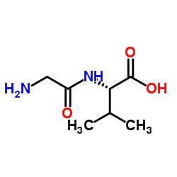 甘氨酰-L-缬氨酸结构式