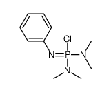 N-[chloro-(dimethylamino)-phenylimino-λ5-phosphanyl]-N-methylmethanamine结构式