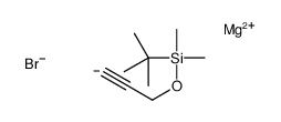 magnesium,tert-butyl-dimethyl-prop-2-ynoxysilane,bromide结构式