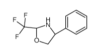 (2S,4R)-4-phenyl-2-(trifluoromethyl)-1,3-oxazolidine结构式
