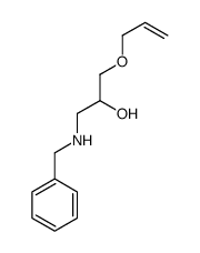 1-(benzylamino)-3-prop-2-enoxypropan-2-ol Structure