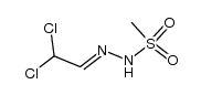 N-methanesulfonic 2,2-dichloroethylidene Hydrazide Structure