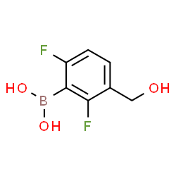 2,6-Difluoro-3-hydroxymethylphenylboronic acid Structure