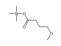 4-Methoxybutyric acid (trimethylsilyl) ester结构式