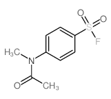 4-(acetyl-methyl-amino)benzenesulfonyl fluoride结构式