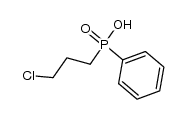 3-chloropropyl(phenyl)phosphinic acid结构式