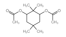 1,3-Cyclohexanediol,2,2,5,5-tetramethyl-, 1,3-diacetate structure