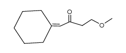 1-cyclohexylidene-4-methoxy-butan-2-one结构式