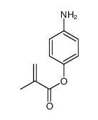 (4-aminophenyl) 2-methylprop-2-enoate Structure