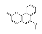 6-methoxy-benzo[h]chromen-2-one Structure