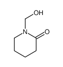 1-(hydroxymethyl)piperidin-2-one结构式