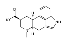 ent-6-methyl-5α-ergoline-8β-carboxylic acid Structure