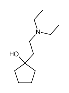 Cyclopentanol, 1-[2-(diethylamino)ethyl]- (8CI)结构式