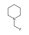 1-(fluoromethyl)piperidine Structure