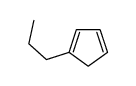 1-propylcyclopenta-1,3-diene Structure