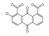 2-chloro-1,8-dinitroanthracene-9,10-dione Structure