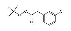 tert.-Butyl-m-chlorphenylperacetat Structure