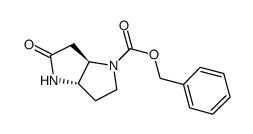 benzyl 5-oxohexahydropyrrolo[3,2-b]pyrrole-1(2H)-carboxylate structure