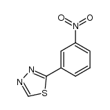 2-(3-nitro-phenyl)-[1,3,4]thiadiazole结构式