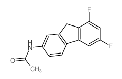 Acetamide,N-(6,8-difluoro-9H-fluoren-2-yl)- Structure