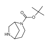 2,6-Diazabicyclo[3.2.1]octane-2-carboxylic acid 1,1-dimethylethyl ester Structure